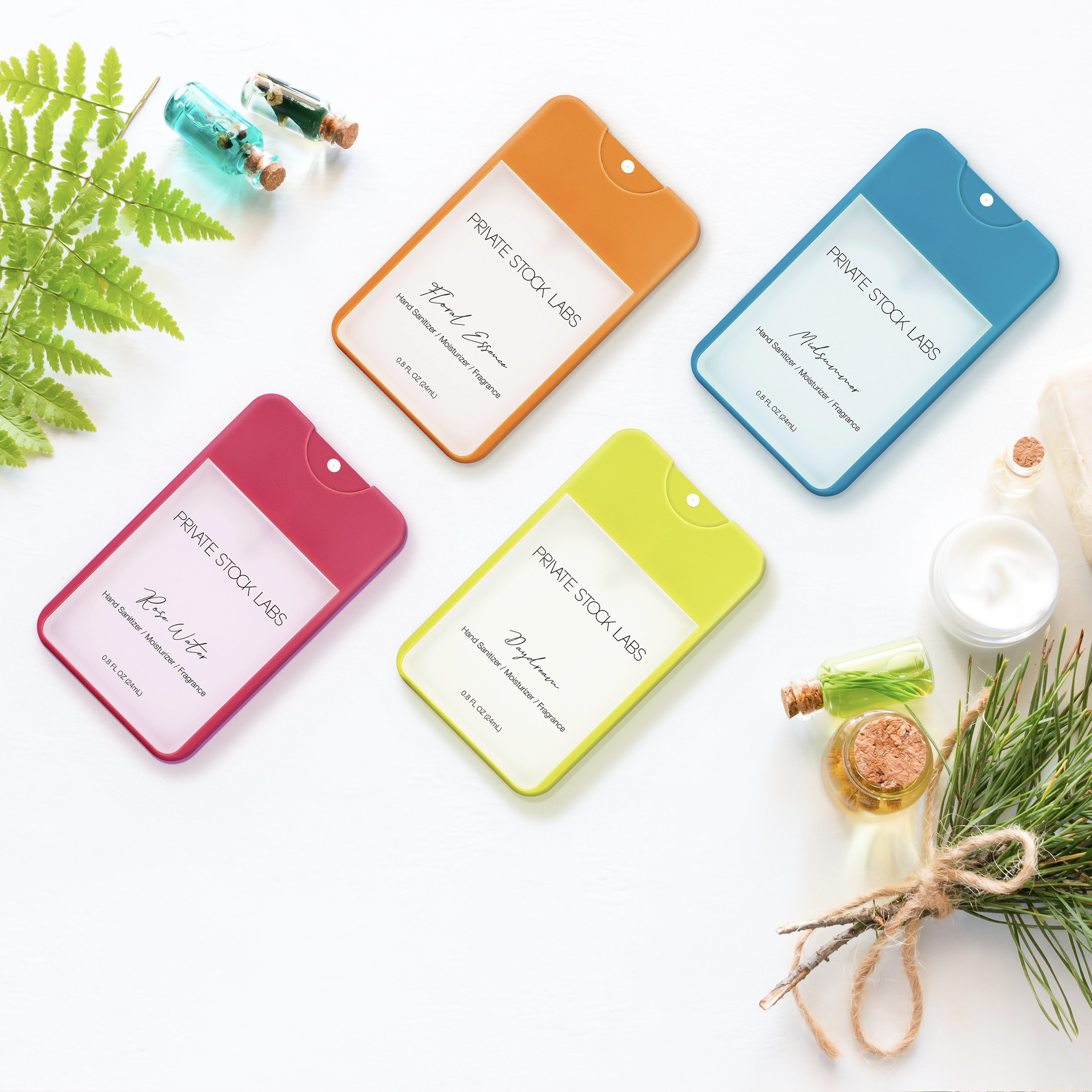 3-in-1 Sanitizer / Moisturizer / Fragrance - Assorted Set -  Neon Series