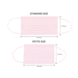 Petite 4-Ply Protective Mask - Pastel Series - Blush (Pack of 10)