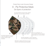 KN95 Protective Mask - Camo Series - Jungle (Pack of 5)