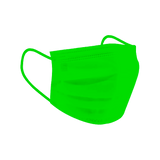 4-Ply Protective Mask - Neon Series - Green (Pack of 10)