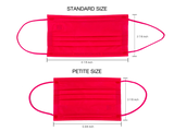Petite 4-Ply Protective Mask - Neon Series - Infrared (Pack of 10)