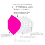 KN95 Protective Mask - Neon Series - Violet (Pack of 5)
