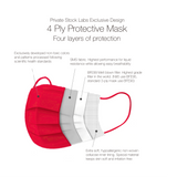 4-Ply Protective Mask - Neon Series - Infrared (Pack of 10)
