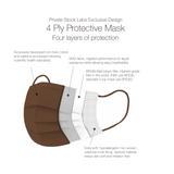 Petite 4-Ply Protective Mask - Neutral Series - Cocoa (Pack of 10)