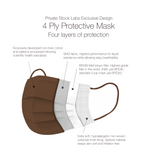 4-Ply Protective Mask - Neutral Series - Cocoa (Pack of 10)