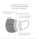 4-Ply Protective Mask - Neutral Series - Grey (Pack of 10)