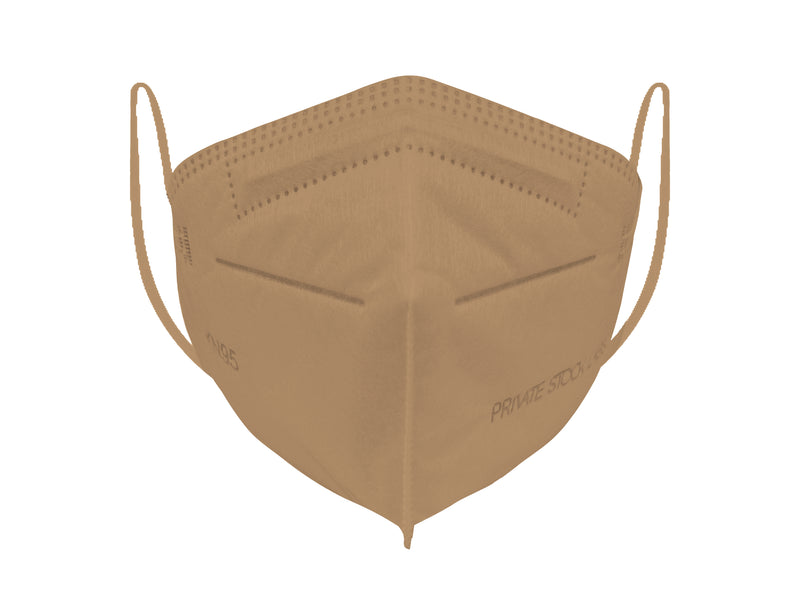KN95 Protective Mask - Neutral Series - Coffee (Pack of 5)