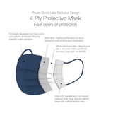 4-Ply Protective Mask - Neutral Series - Navy (Pack of 10)