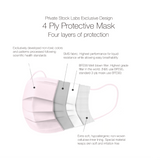 Petite 4-Ply Protective Mask - Pastel Series - Blush (Pack of 10)