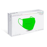 Petite 4-Ply Protective Mask - Neon Series - Green (Pack of 10)