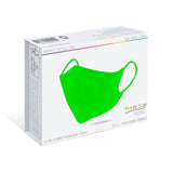Petite KN95 Protective Mask - Neon Series - Green (Pack of 5)