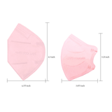 Petite KN95 Protective Mask - Pastel Series - Blush Pink (Pack of 5)