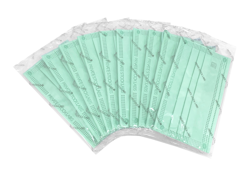 4-Ply Protective Mask - Pastel Series - Mint Green (Pack of 10)