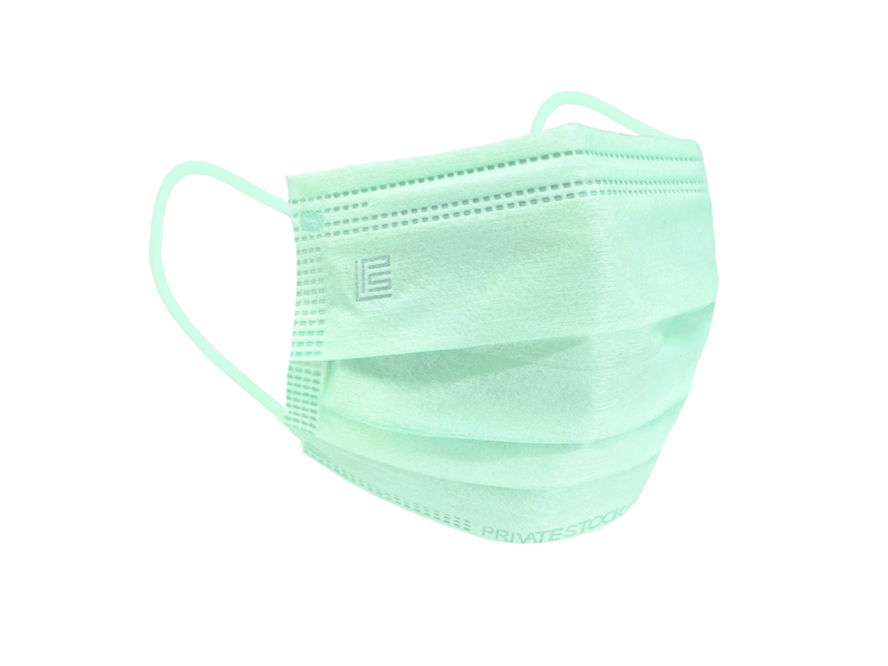 4-Ply Protective Mask - Pastel Series - Mint Green (Pack of 10)