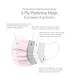 4-Ply Protective Mask - Pastel Series - Blush Pink (Pack of 10)