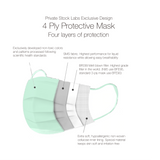 4-Ply Protective Mask - Pastel Series - Mint Green (Pack of 10)