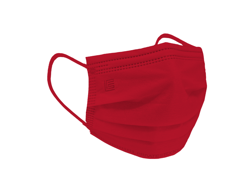 4-Ply Protective Mask - Prestige Series - Red (Pack of 10)