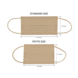 Petite 4-Ply Protective Mask - Neutral Series - Beige (Pack of 10)