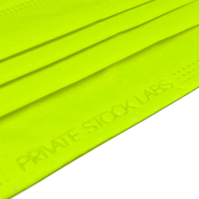 4-Ply Protective Mask - Neon Series - Lime (Pack of 10)