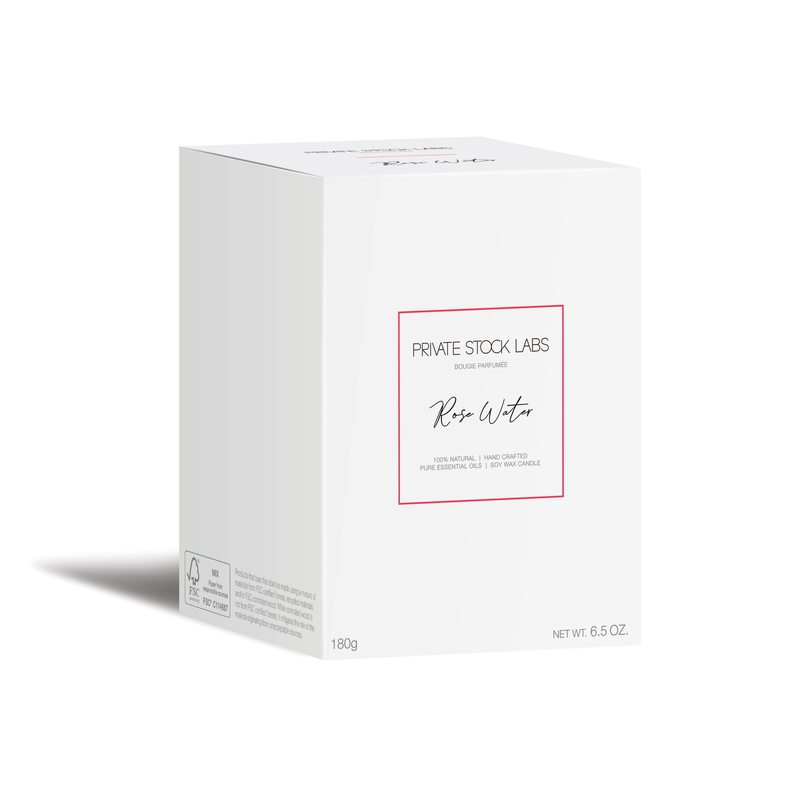 Essential Oil Parfum Candle - Rose Water