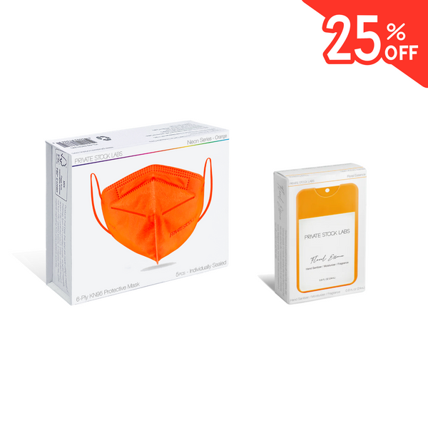 Summer Travel Essentials Bundle – Neon Orange & Floral Essence