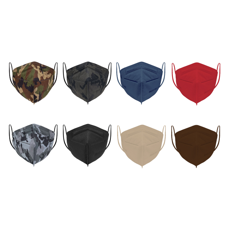 Assorted KN95 Protective Mask Gift Box - Dark Tones Mega Set (Pack of 24)