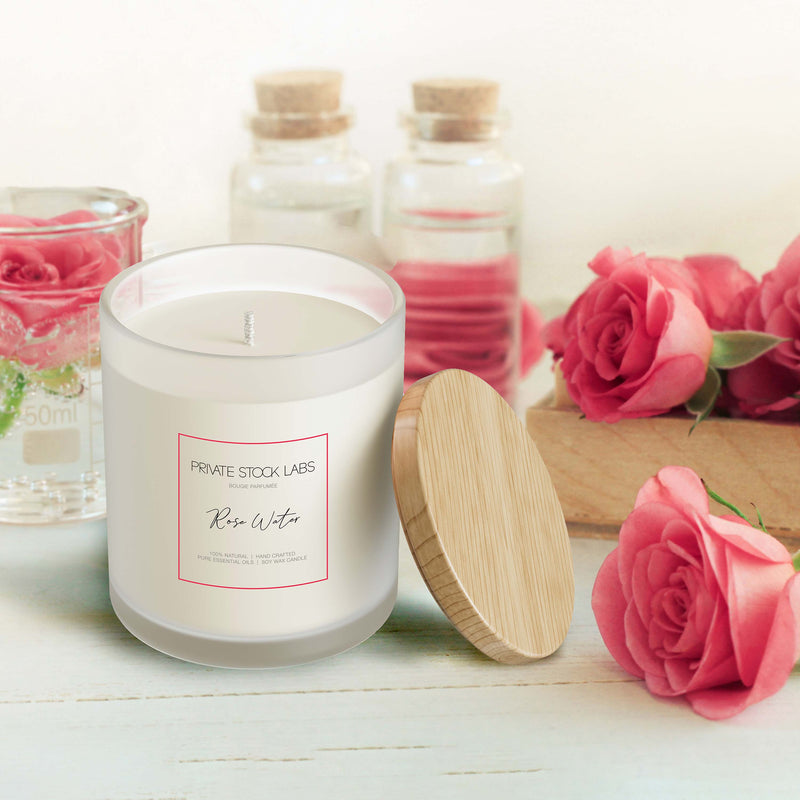 Essential Oil Parfum Candle - Rose Water