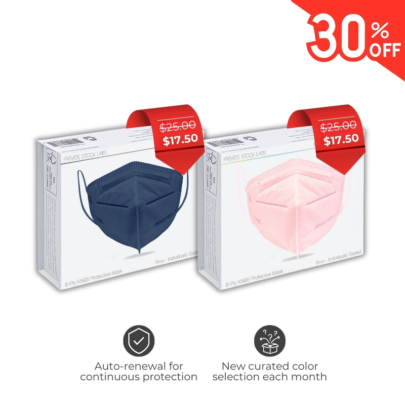 KN95 Protective Mask – Monthly Subscription (2 Boxes (10 masks) per Month)