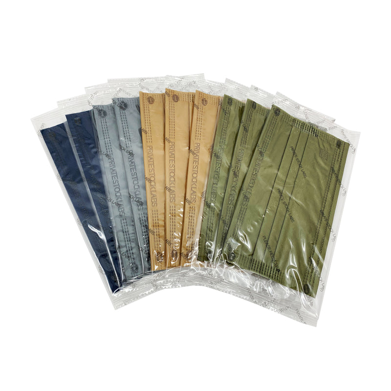 4-Ply Protective Mask - Neutral Series - Assorted Set (Pack of 10)