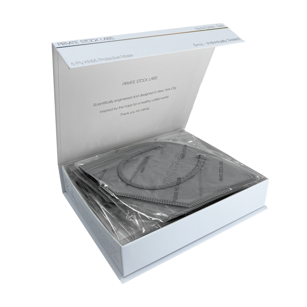 KN95 Protective Mask - Neutral Series - Grey (Pack of 5)