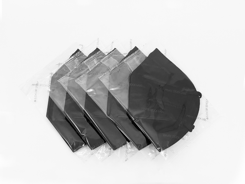 KN95 Protective Mask - Monochrome Series - Black (Pack of 5)