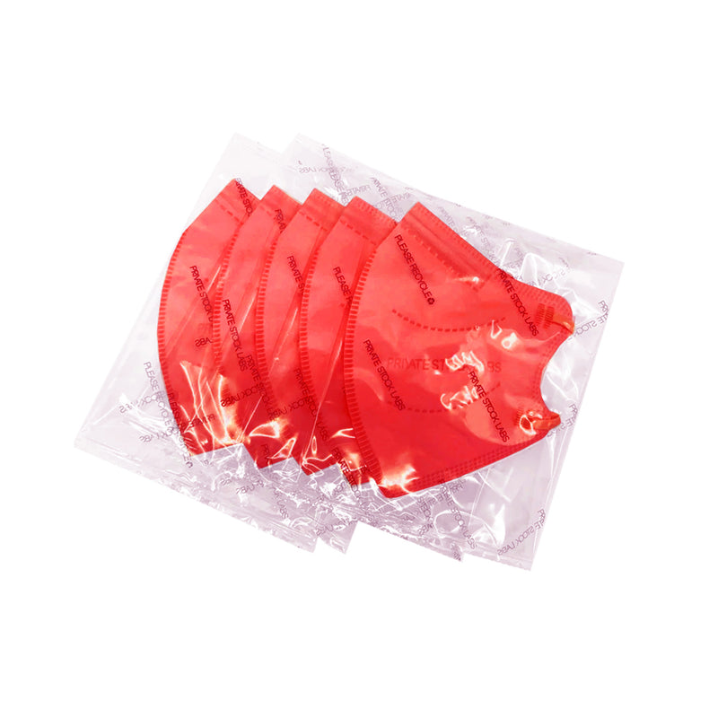 Petite KN95 Protective Mask - Neon Series - Coral (Pack of 5)