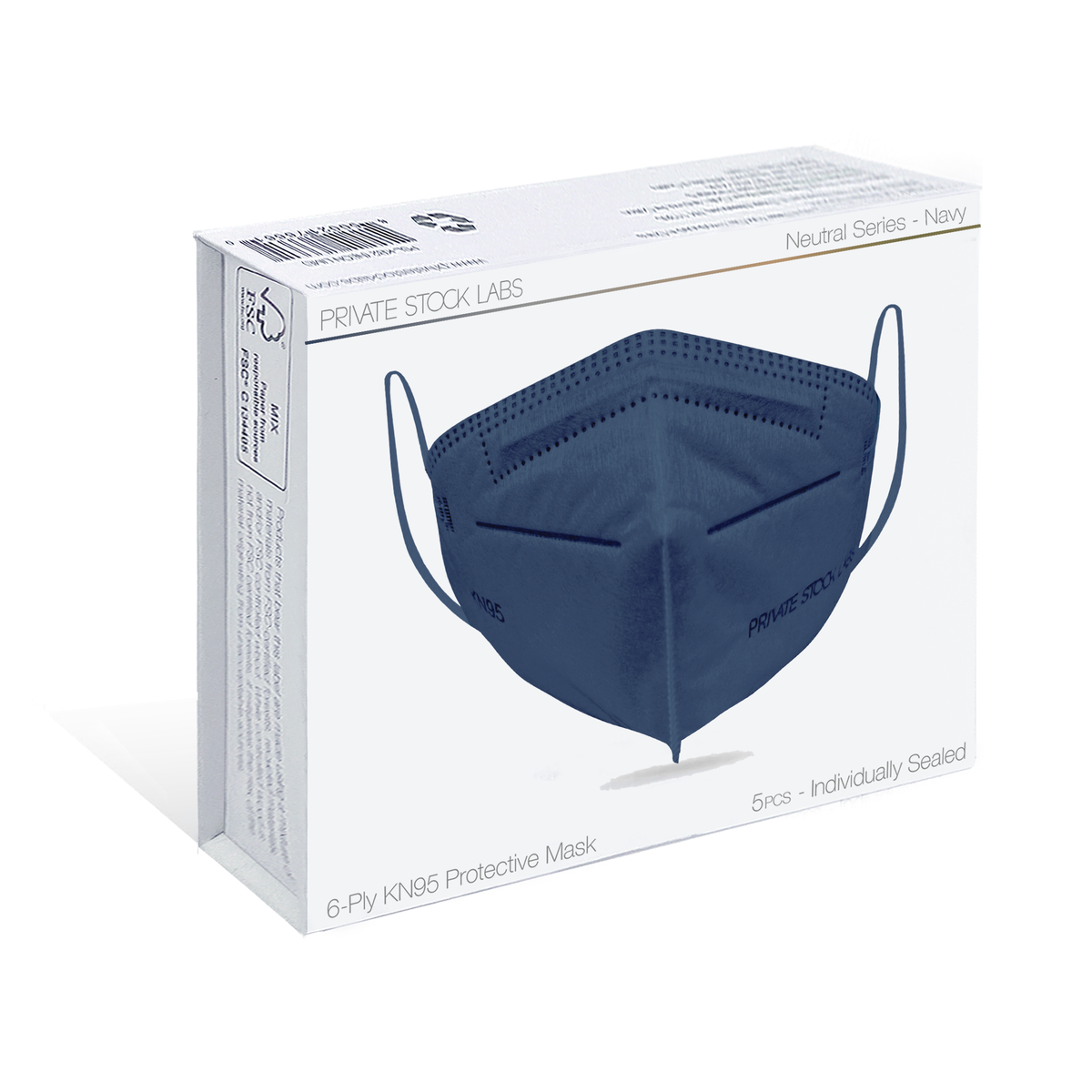 ★evolvetogether★KN95 Masks 5pcs x 6set★Navy (有名芸能人) Evolvetogether restocks KN95 masks and launches new colors