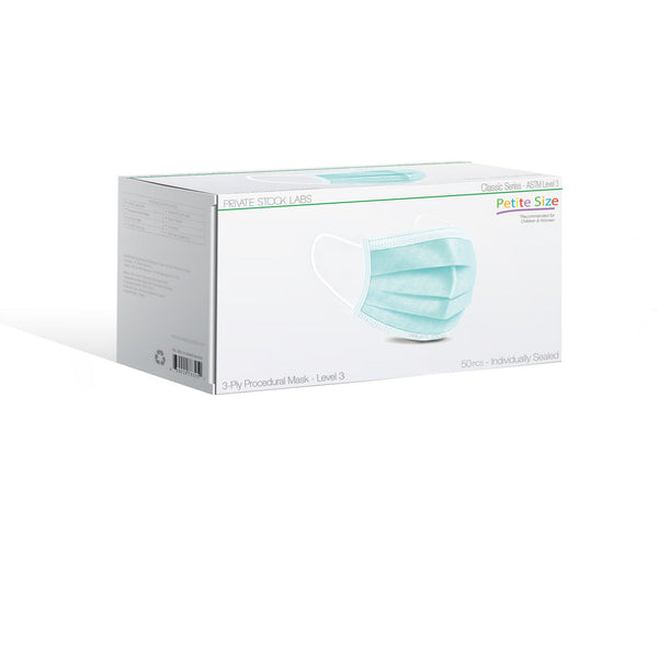 Petite 3-Ply Procedural Mask - Classic Series - Level 3 (Pack of