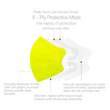 Petite KN95 Protective Mask - Neon Series - Lime (Pack of 5)