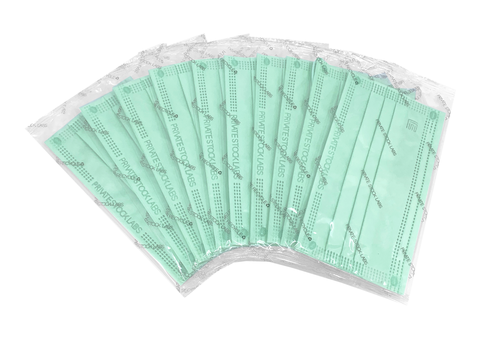 4-Ply Protective Mask - Pastel Series - Mint Green (Pack of 10