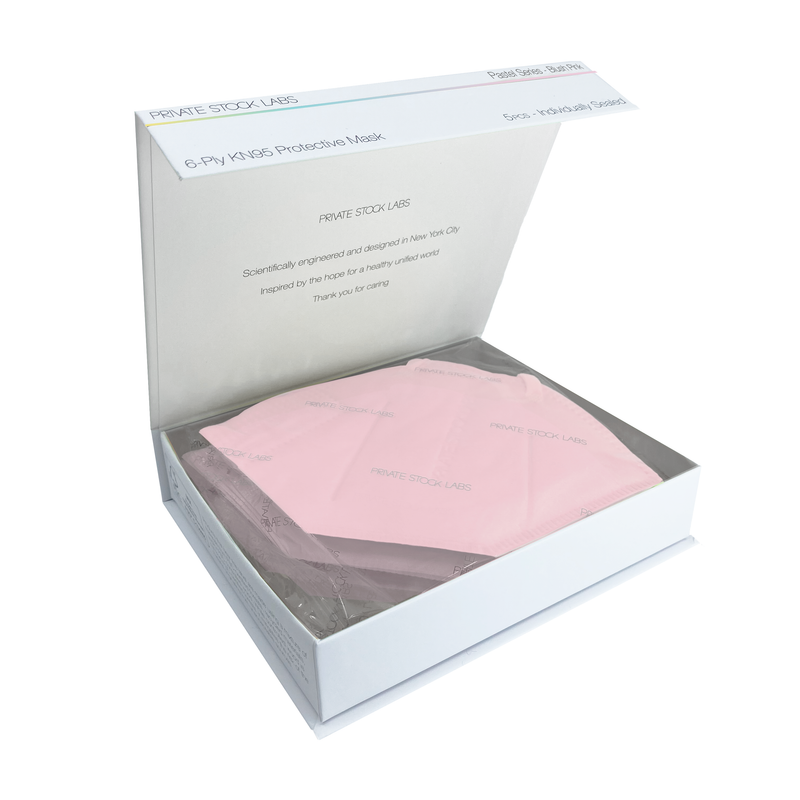 KN95 Protective Mask - Pastel Series - Blush Pink (Pack of 5)