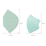 Petite KN95 Protective Mask - Pastel Series - Mint Green (Pack of 5)