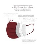 Petite 4-Ply Protective Mask - Prestige Series - Merlot (Pack of 10)
