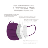 Petite 4-Ply Protective Mask - Prestige Series - Purple (Pack of 10)