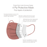 4-Ply Protective Mask - Prestige Series - Desert Rose (Pack of 10)
