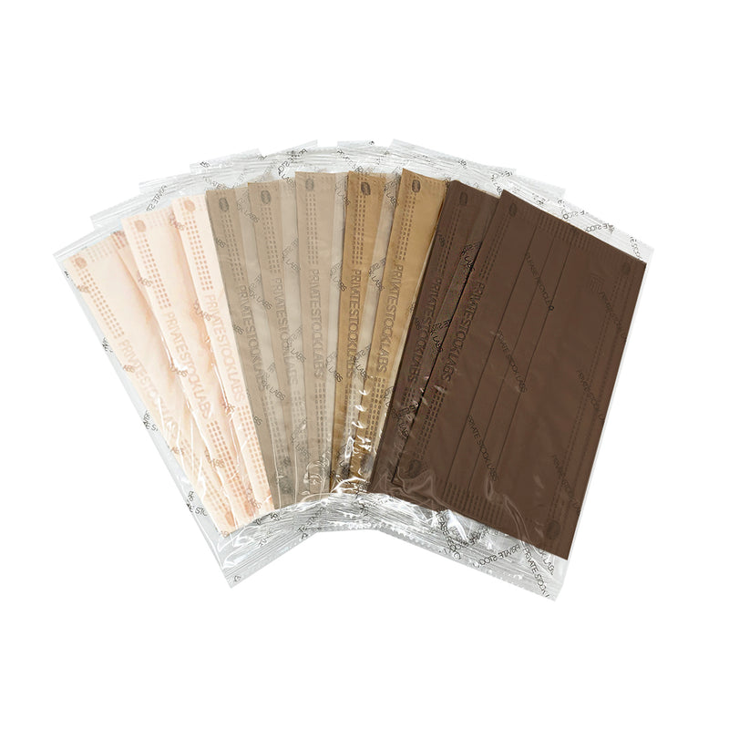 4-Ply Protective Mask - Tones Series - Assorted Set (Pack of 10)