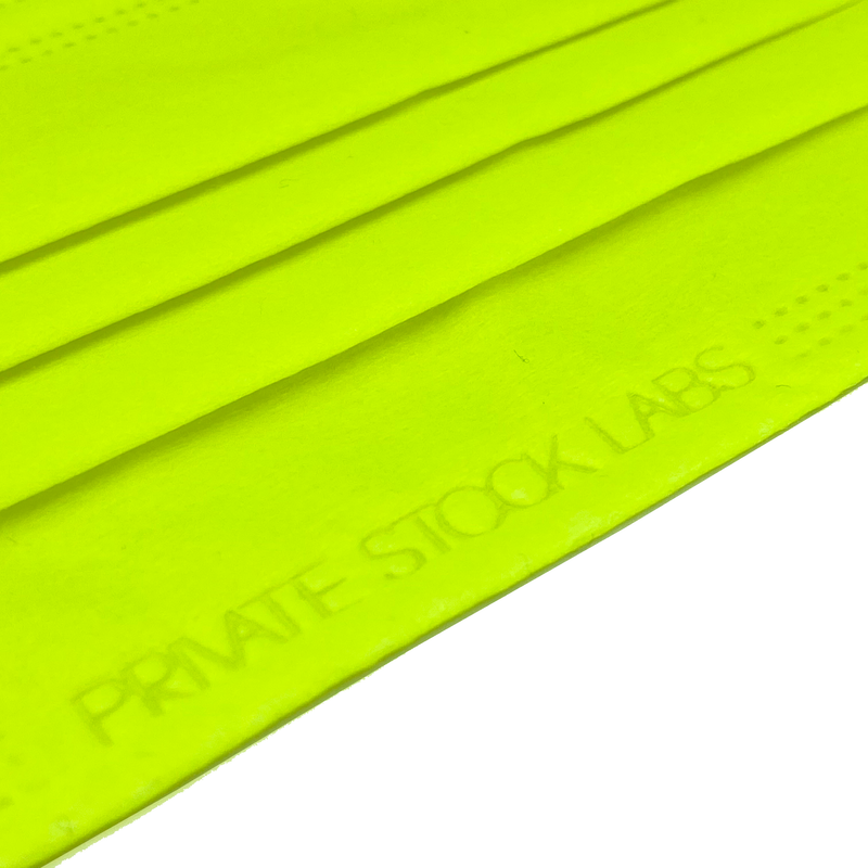4-Ply Protective Mask - Neon Series - Lime (Pack of 50)
