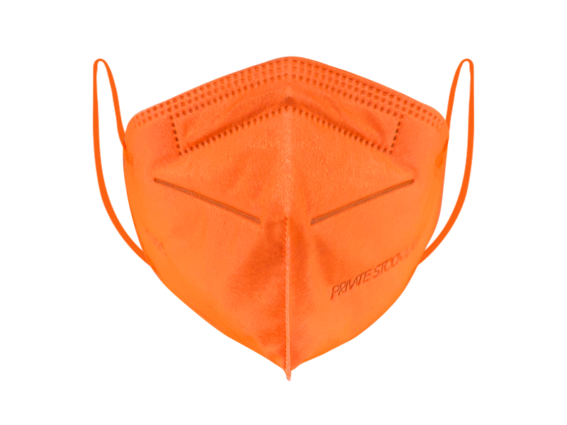 KN95 Protective Mask - Neon Series - Orange (Pack of 5)