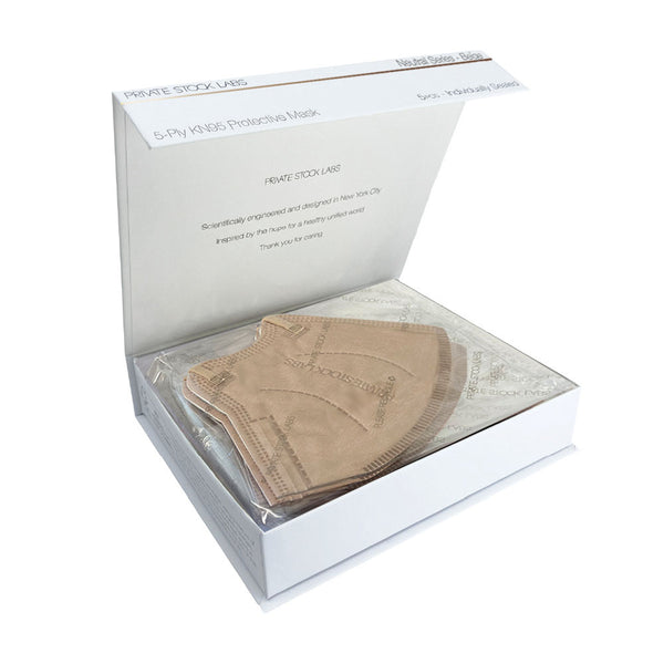 Petite KN95 Protective Mask - Neutral Series - Beige (Pack of 5)